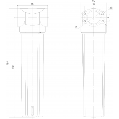 ДАЛИ Магистральный фильтр DALI CAFN5-40-3 ДАЛИ Магистральный фильтр DALI CAFN5-40-3